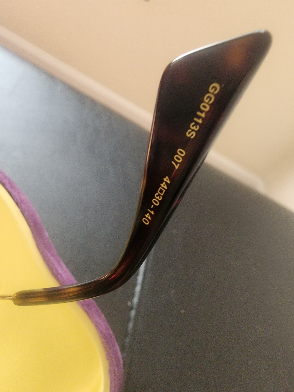 Gucci Round White and Pink L'Aveugle Par Amour Sunglasses - Picture 5 of 5